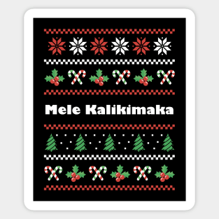 Hawaiian Christmas Mele Kalikimaka Sticker